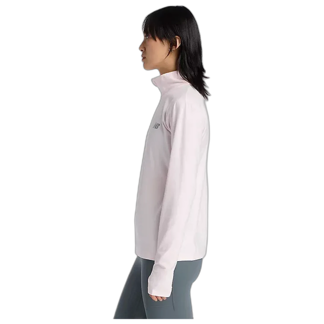Buzo New Balance Sport Essentials Space Dye 1/4 Zip Mujer