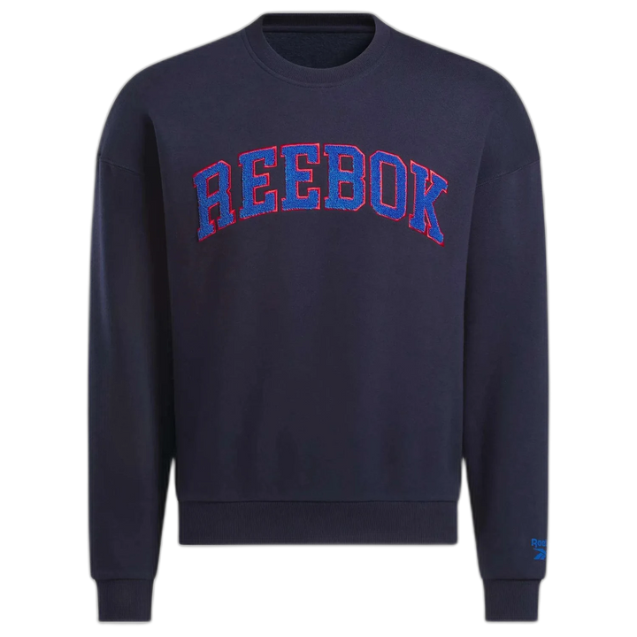 Buzo Reebok Crew Vector Hombre Azul Marino
