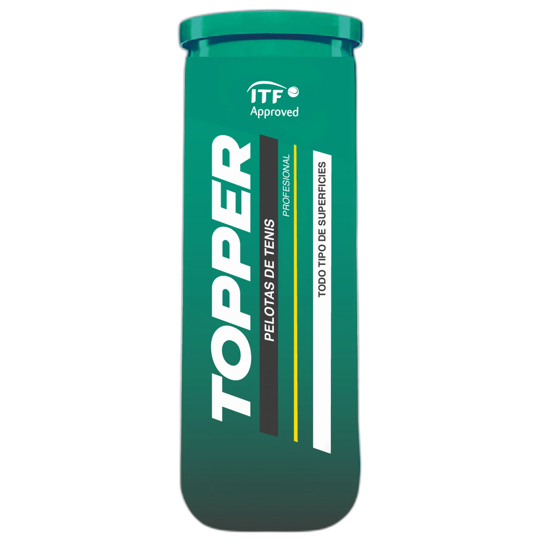 TUBO PELOTAS DE TENIS TOPPER