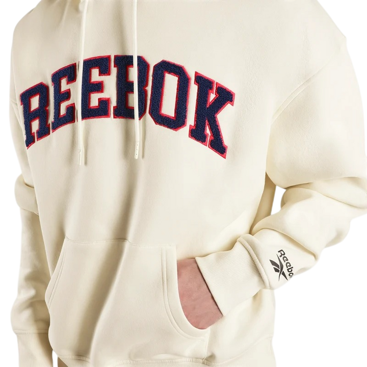 Buzo Reebok Freshman Hoodie Hombre Beige