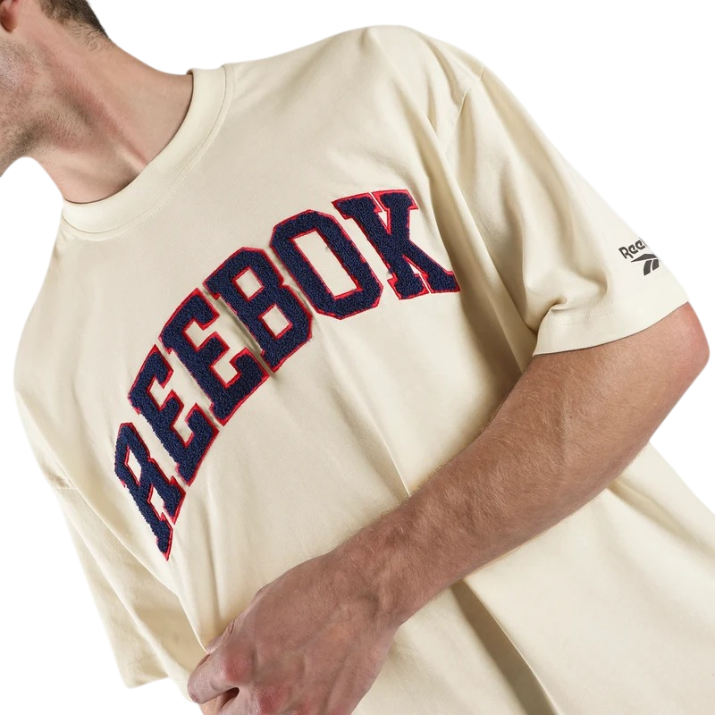 Remera Reebok Freshman Hombre Beige