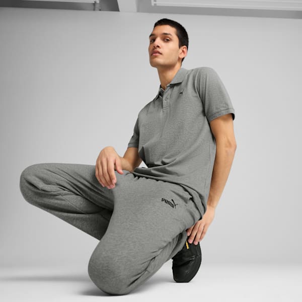 Remera Polo Puma Essentials Piqué Hombre