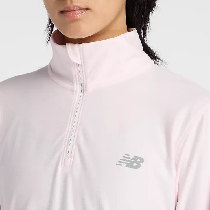 Buzo New Balance Sport Essentials Space Dye 1/4 Zip Mujer