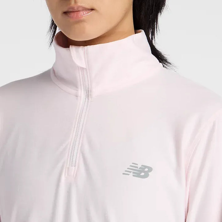 Buzo New Balance Sport Essentials Space Dye 1/4 Zip Mujer