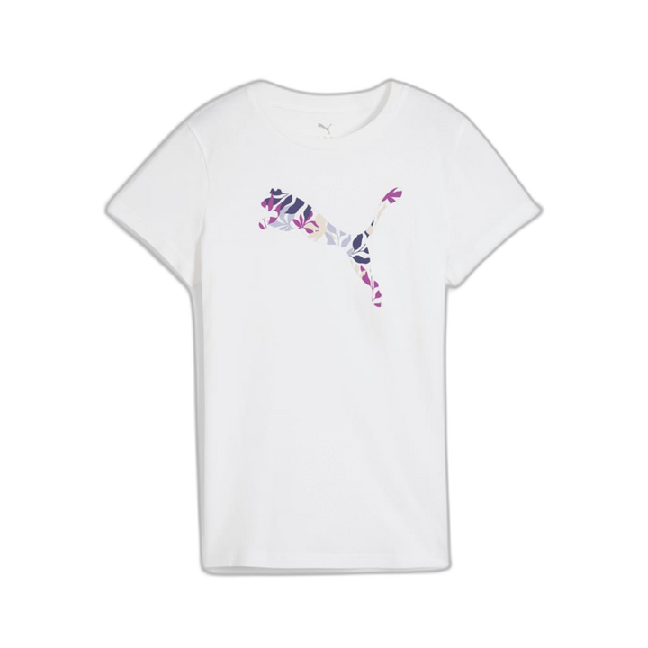 REMERA GRAPHICS FLORAL CAT LOGO