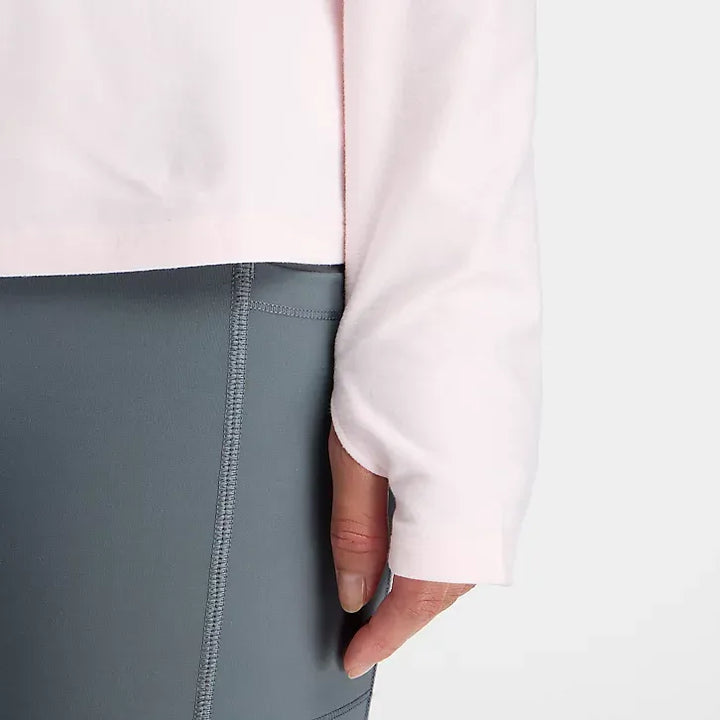 Buzo New Balance Sport Essentials Space Dye 1/4 Zip Mujer