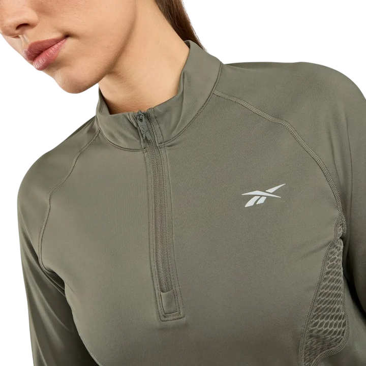Buzo Reebok Running 1/4 Zip Mujer