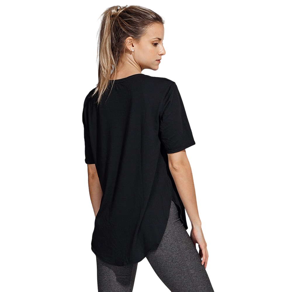 Remera Flame Negro