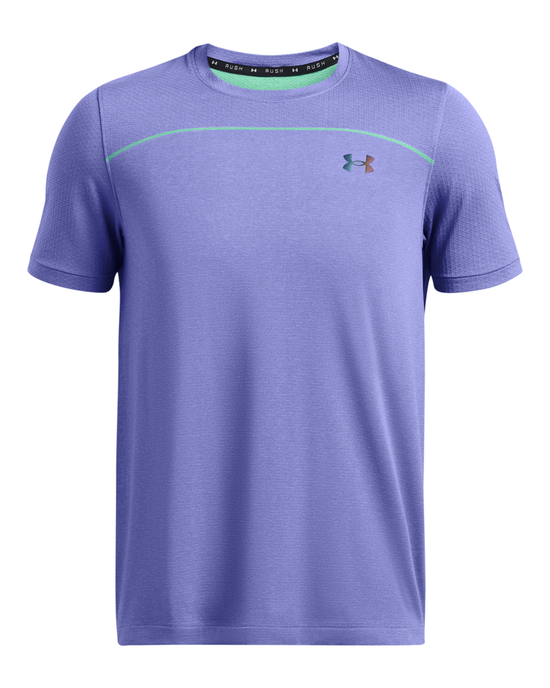 REMERA UA RUSH SEAMLESS WORDMARK SS