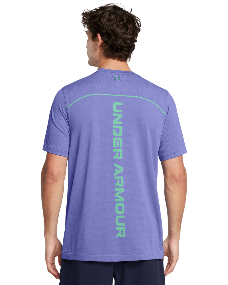 REMERA UA RUSH SEAMLESS WORDMARK SS