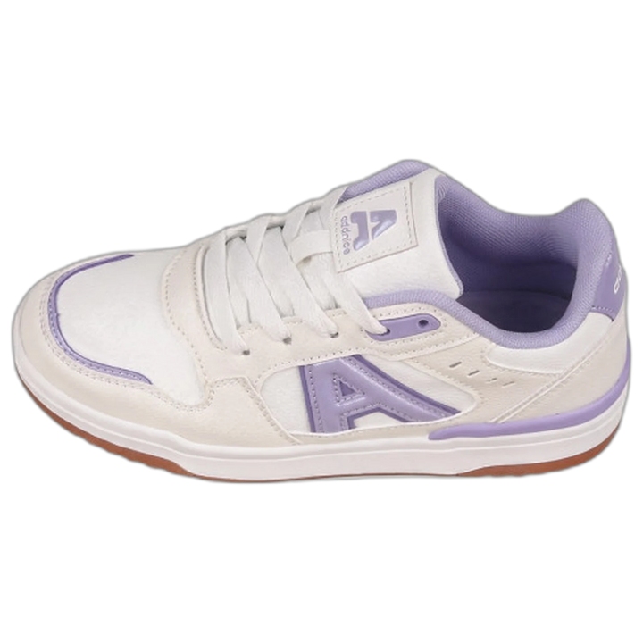 Zapatillas Addnice Skate Max Niño Blanca-Lila