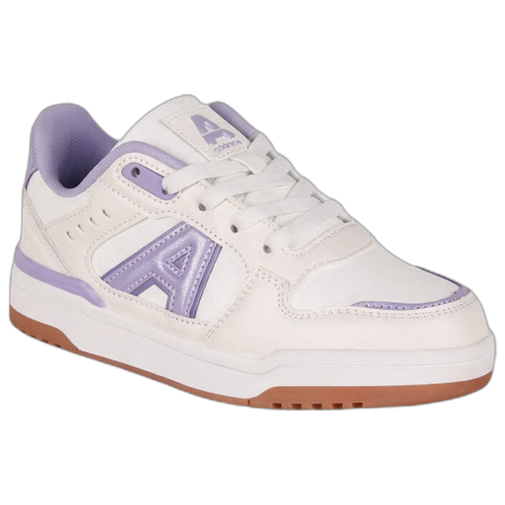 Zapatillas Addnice Skate Max Niño Blanca-Lila