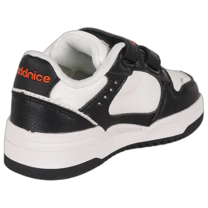 Zapatillas Addnice Skate Max Velcro Niño Negro-Naranja