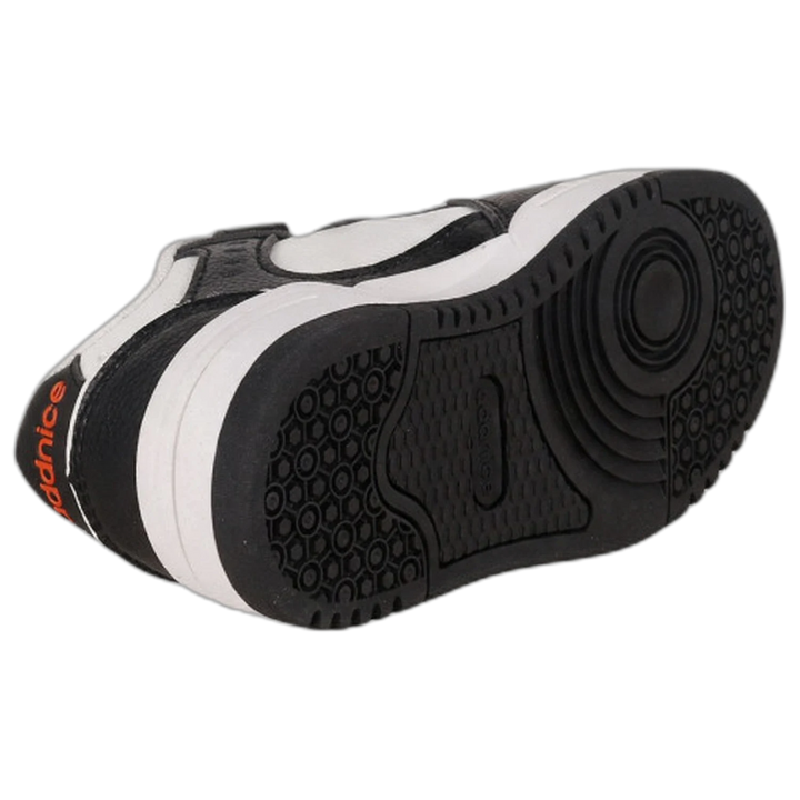 Zapatillas Addnice Skate Max Velcro Niño Negro-Naranja