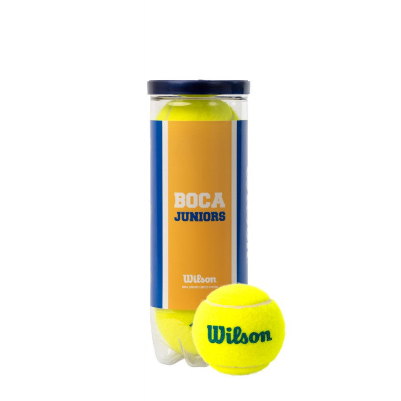 PELOTA TENIS WILSON BOCA JUNIORS X3