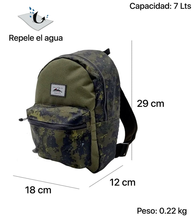 MOCHILA MONTAGNE SHAM MILITAR 7L